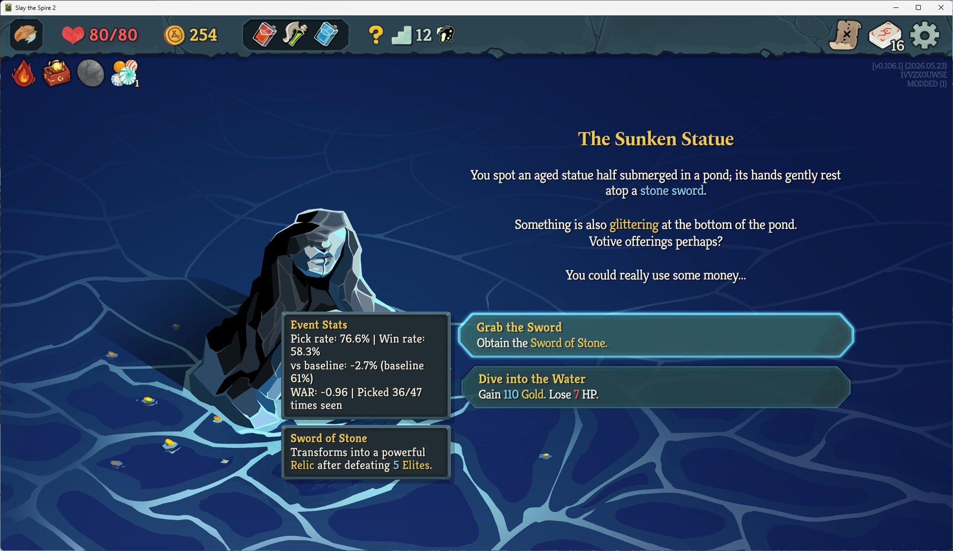 Event stats in-game